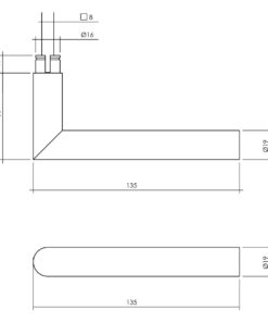 Intersteel Set voordeurbeslag rond: deurkruk Jura op rozet, voordeurknop, SKG2 slot pc55, SKG3 rozetten, rvs 12 Intersteel Set voordeurbeslag rond: deurkruk Jura op rozet, voordeurknop, SKG2 slot pc55, SKG3 rozetten, rvs - Afbeelding 6
