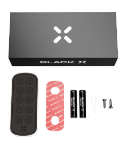 Intersteel Black X codepaneel ovaal 100x42mm wit