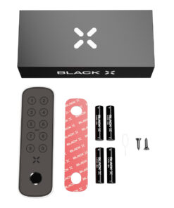 Intersteel Black X codepaneel met vingerprint ovaal 138x42mm wit - Afbeelding 4