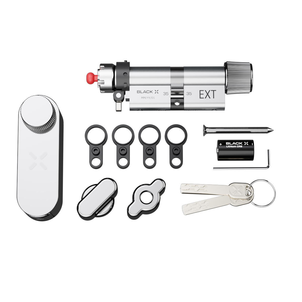Intersteel Black X Smart Lock 35/35mm - 45/45mm chroom 3 Intersteel Black X Smart Lock 35/35mm - 45/45mm chroom - Afbeelding 3