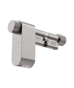 Intersteel Black X Smart Lock 35/35mm - 45/45mm mat nikkel